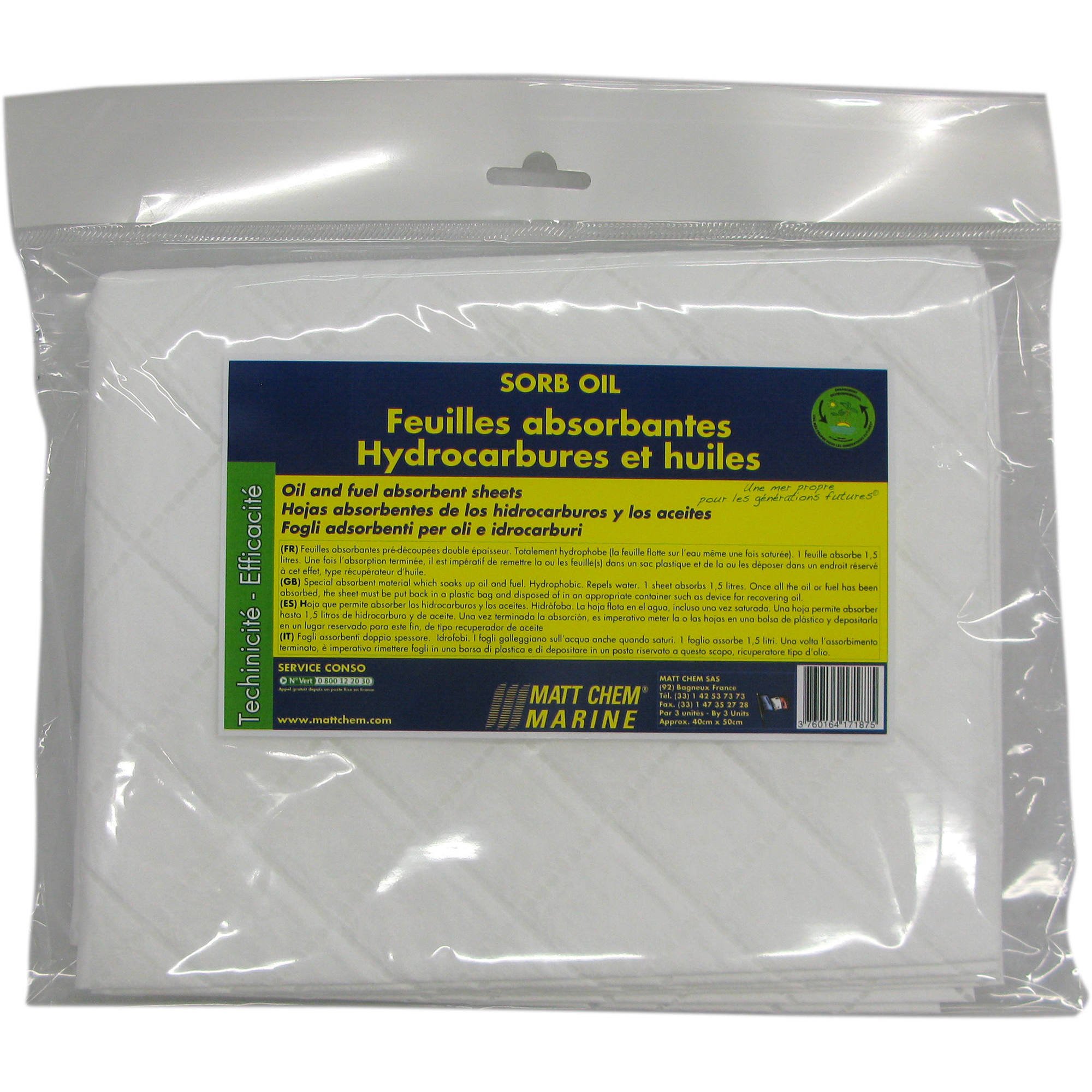Absorbeur d'hydrocarbures SORB OIL