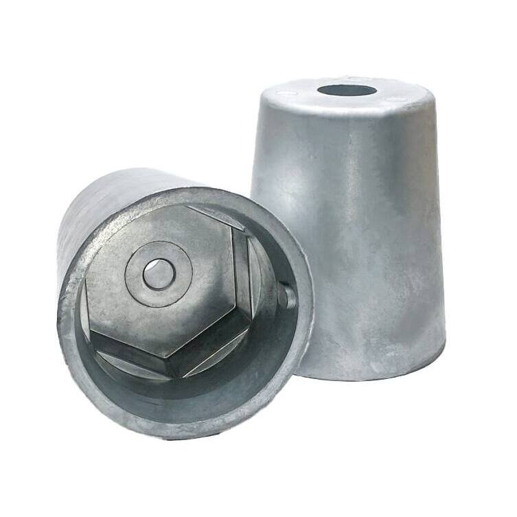 Anode embout d'arbre hexagonal