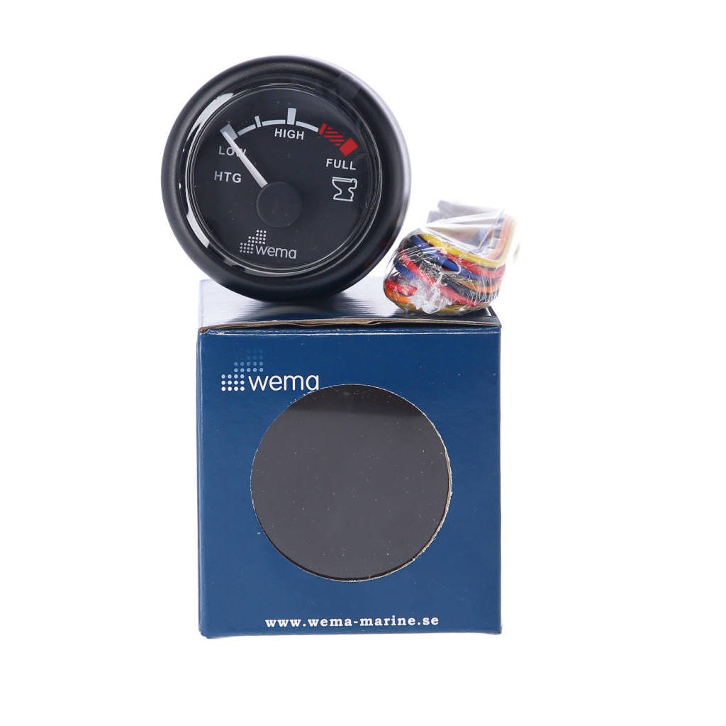 Blackline ø52mm niveau eaux noires 0-4/4 - noir - OEM 24V