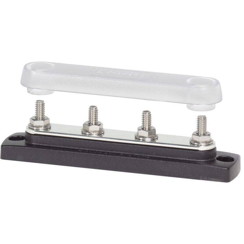 Bornier Busbar 4 circuits 150A avec couvercle