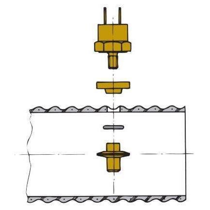 Capteur d'alarme température d'échappement