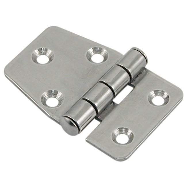 Charnière semi-hexagonale inox