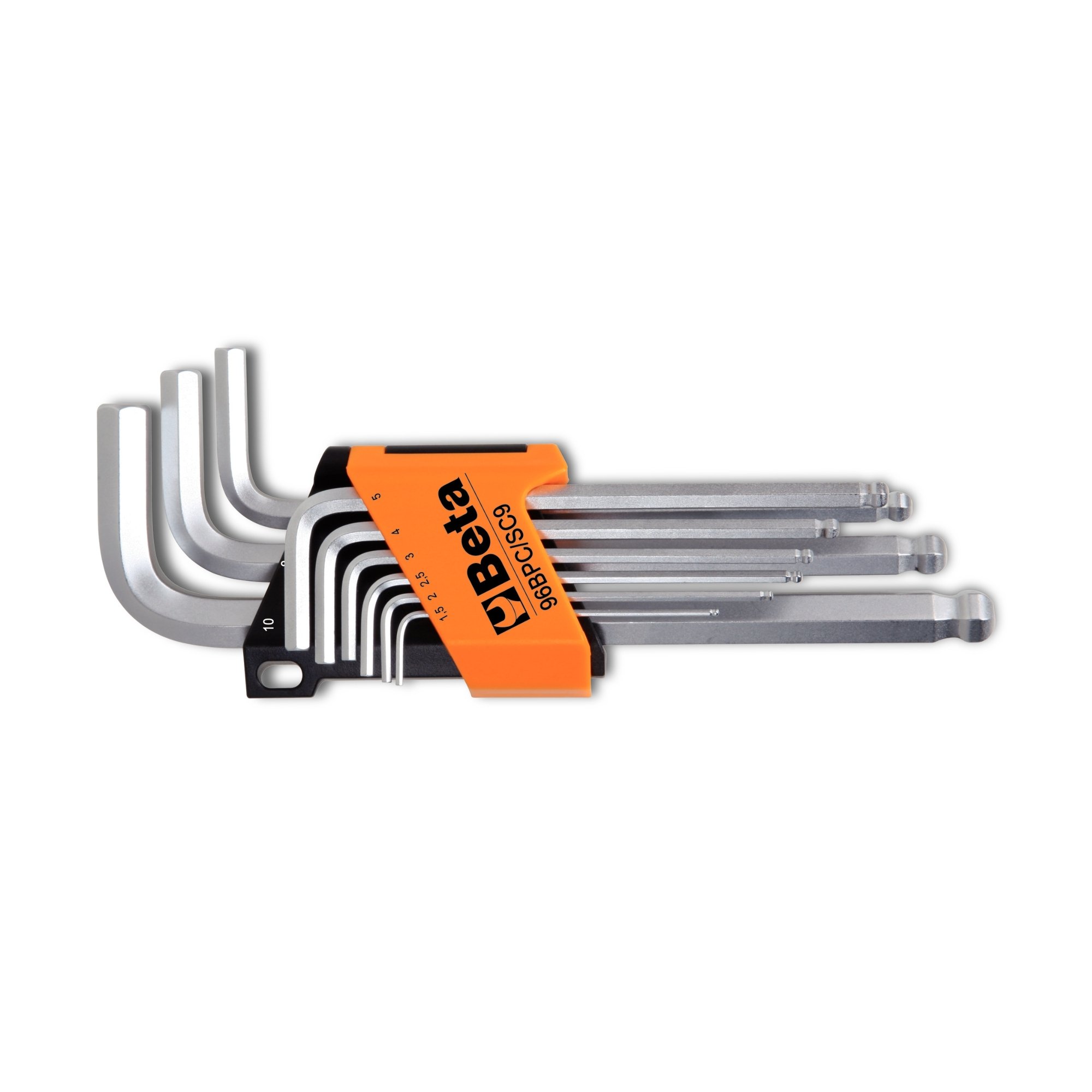 Coffret 9 clés mâles 6 pans coudées tête sphérique