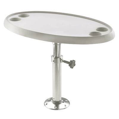 Colonnes de table réglage manuellement + plateaux