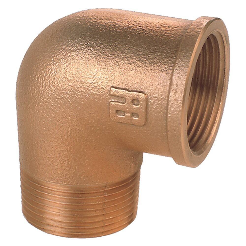 Coude 90° MF - bronze