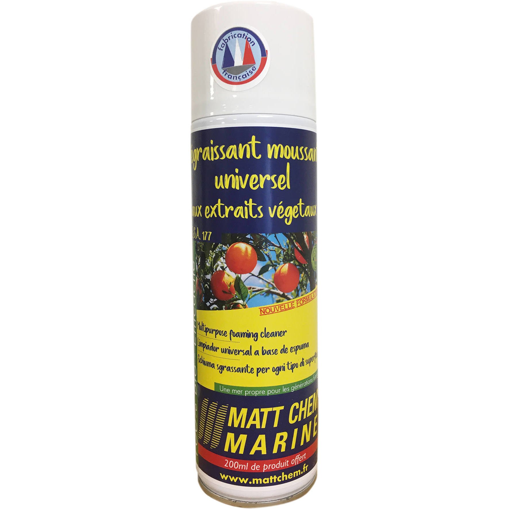 Dégraissant moussant toutes surfaces Matt Chem E.S.A. 177