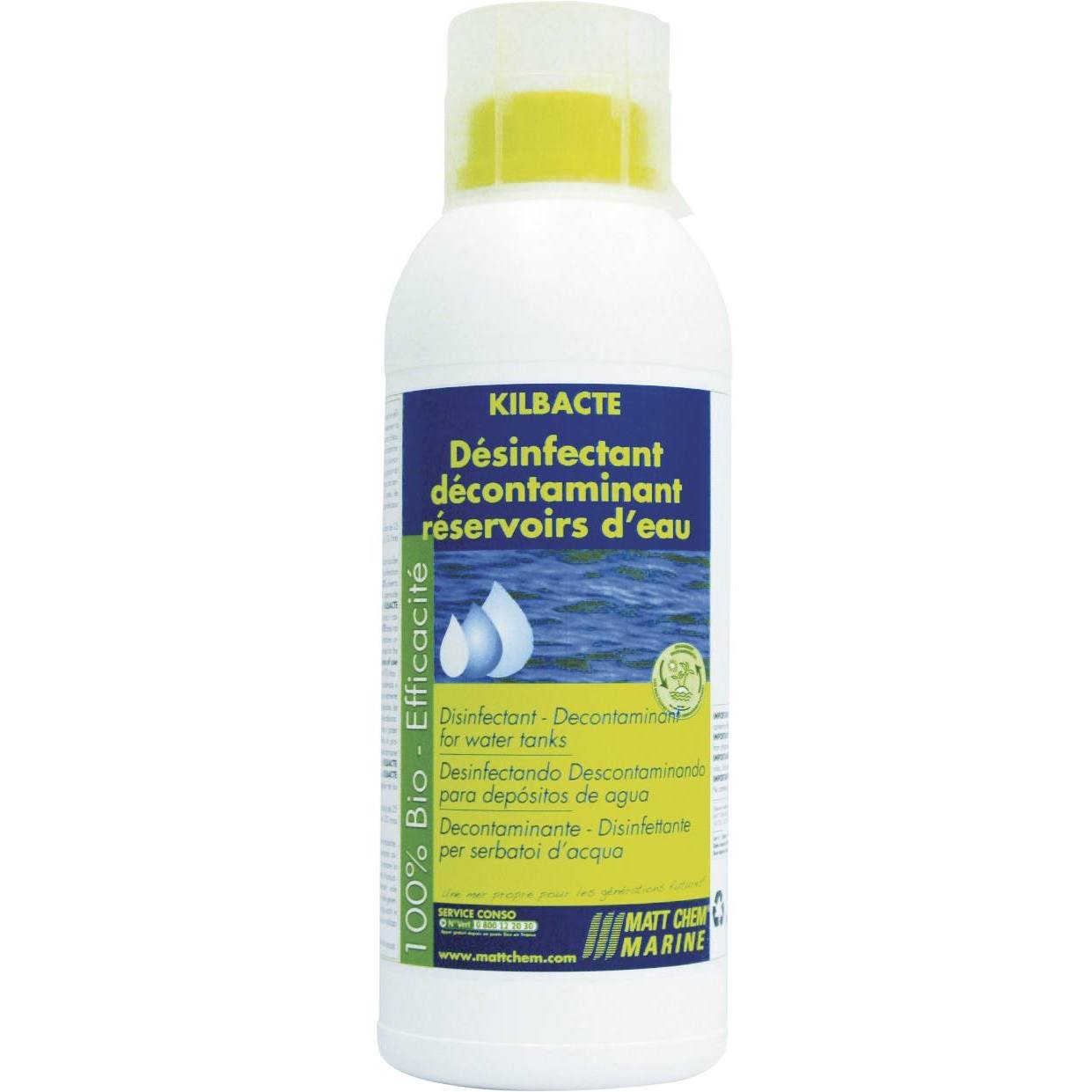 Désinfectant réservoirs d'eau "KILBACTE"