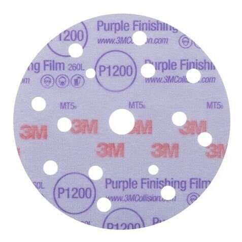 Disque abrasif de finition Violet à support film 3M™ Hookit™ 260L