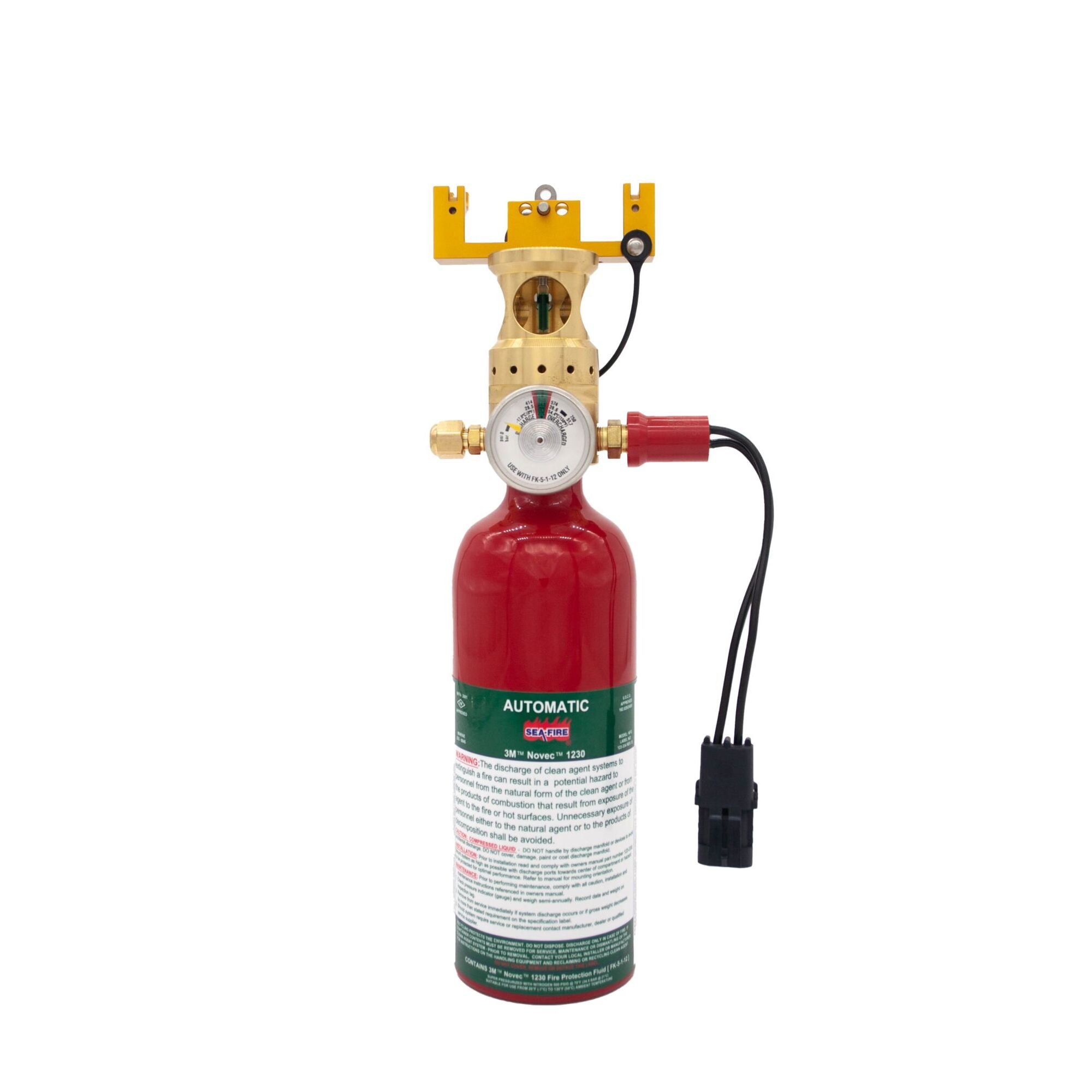 Extincteur à gaz NOVEC non rechargeable NFG