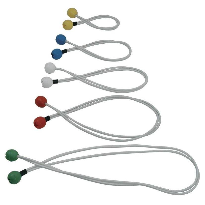 Ferlette de voile à boule ø4mm - 50cm blanche (vrac)