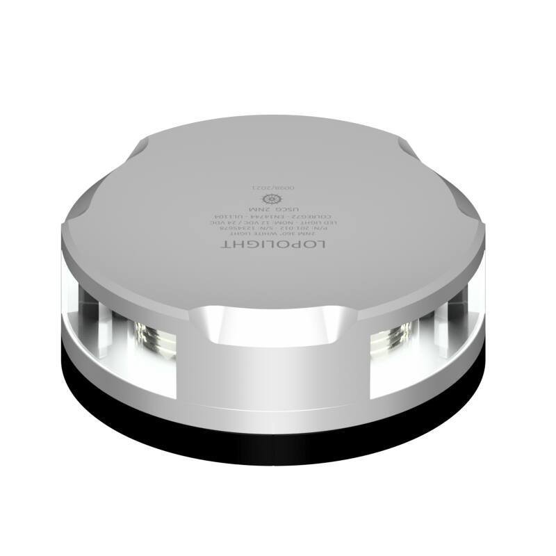 Feu led flash blanc 2Hz 360° 2mn - flat base