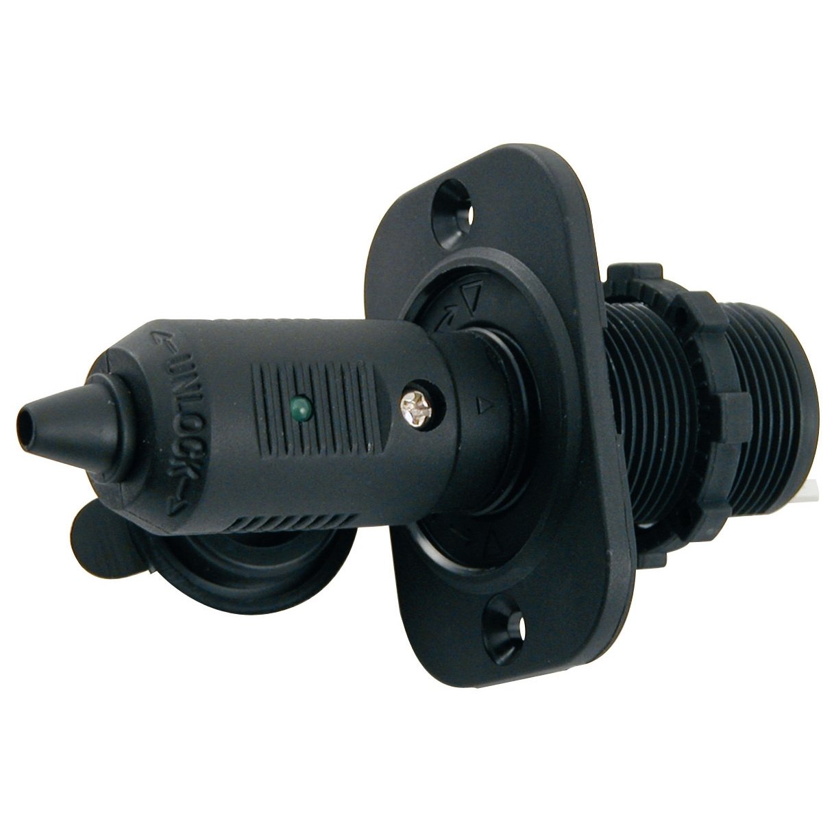 Fiche mâle 12V avec fusible