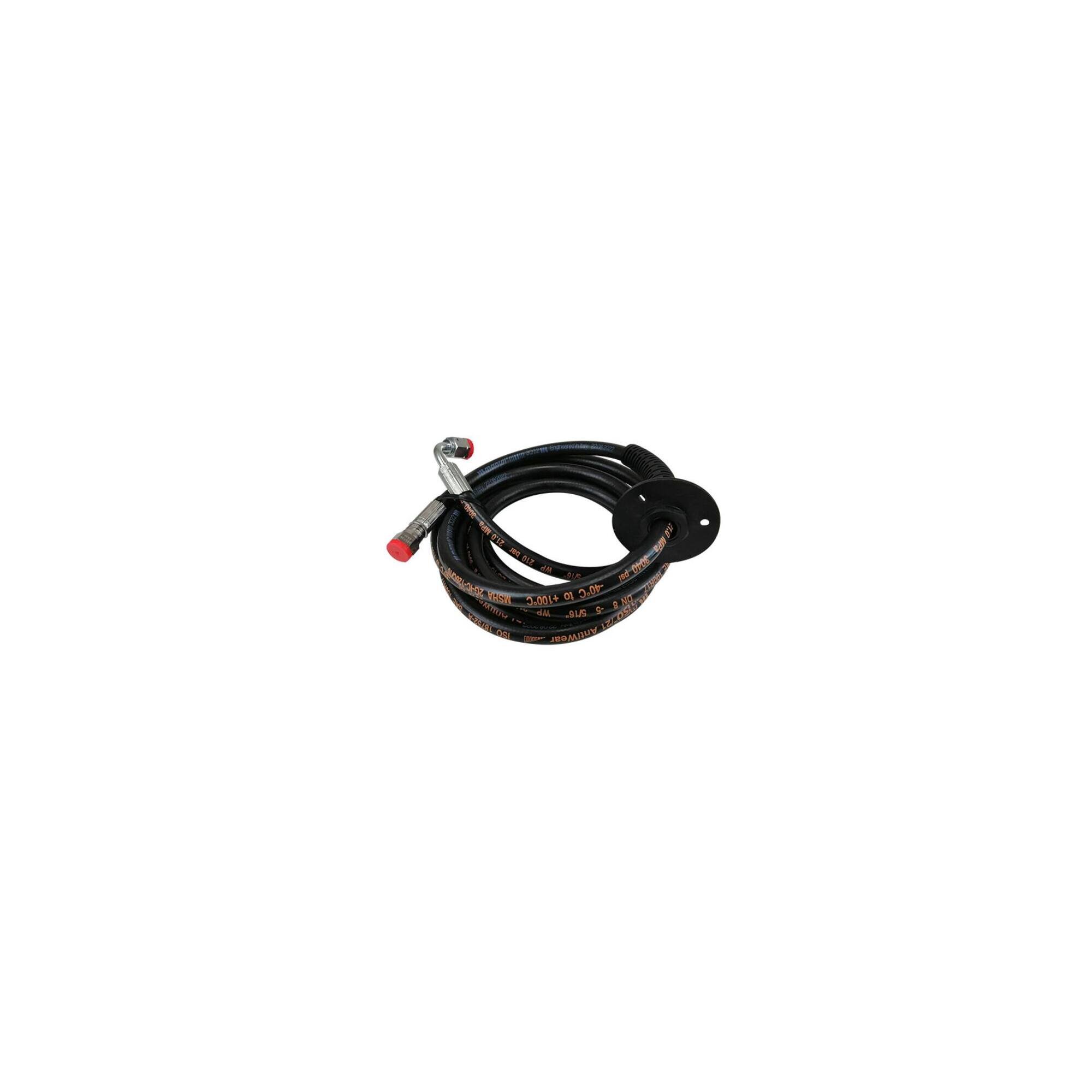 Flexible hydraulique pré-sertis avec passe-coque