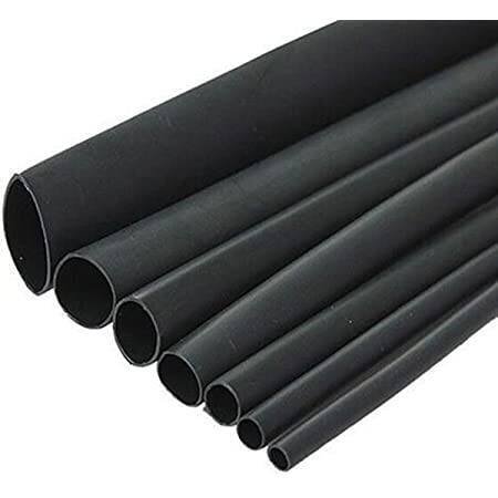 Gaine thermorétractable rouge et noire