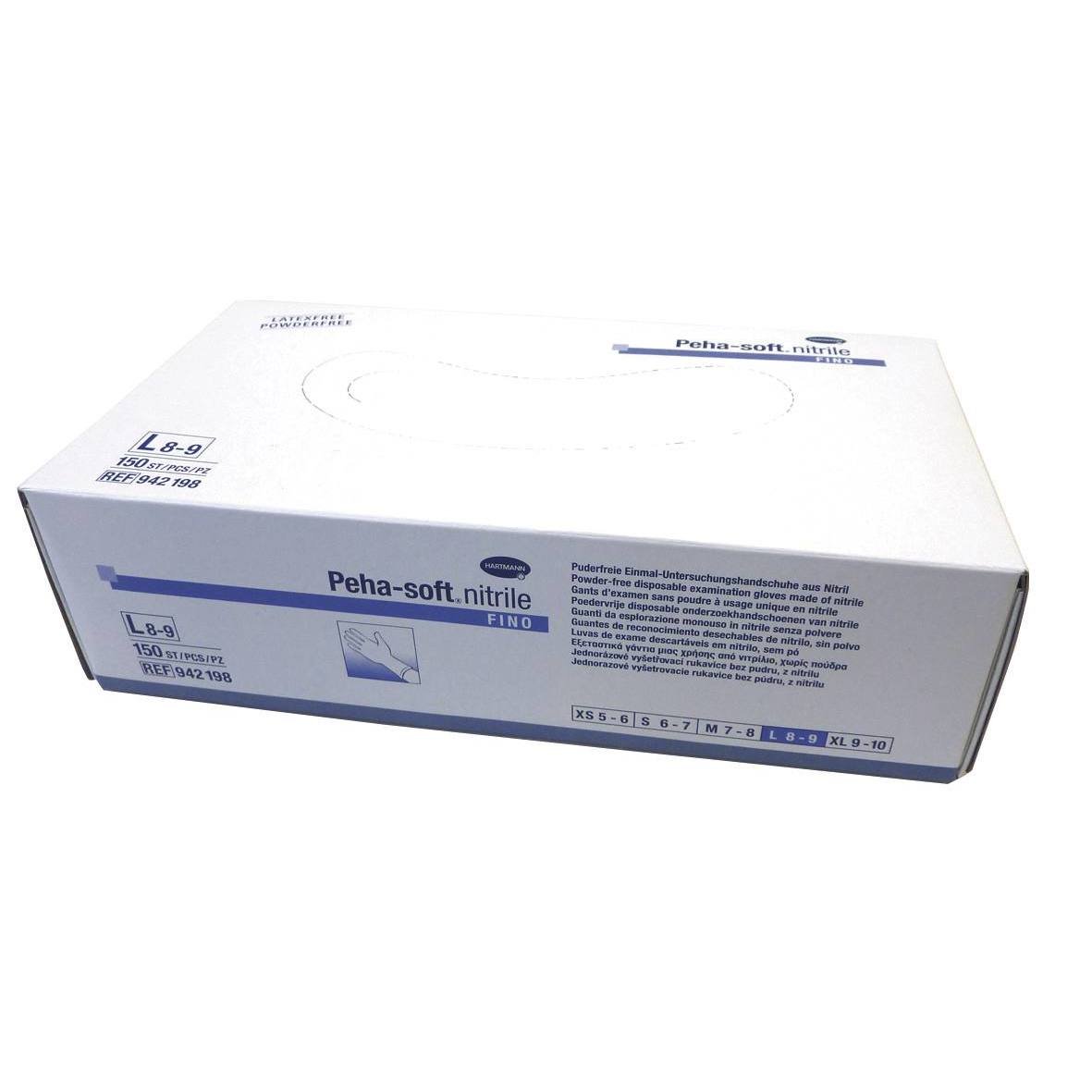 Gants nitrile bleus