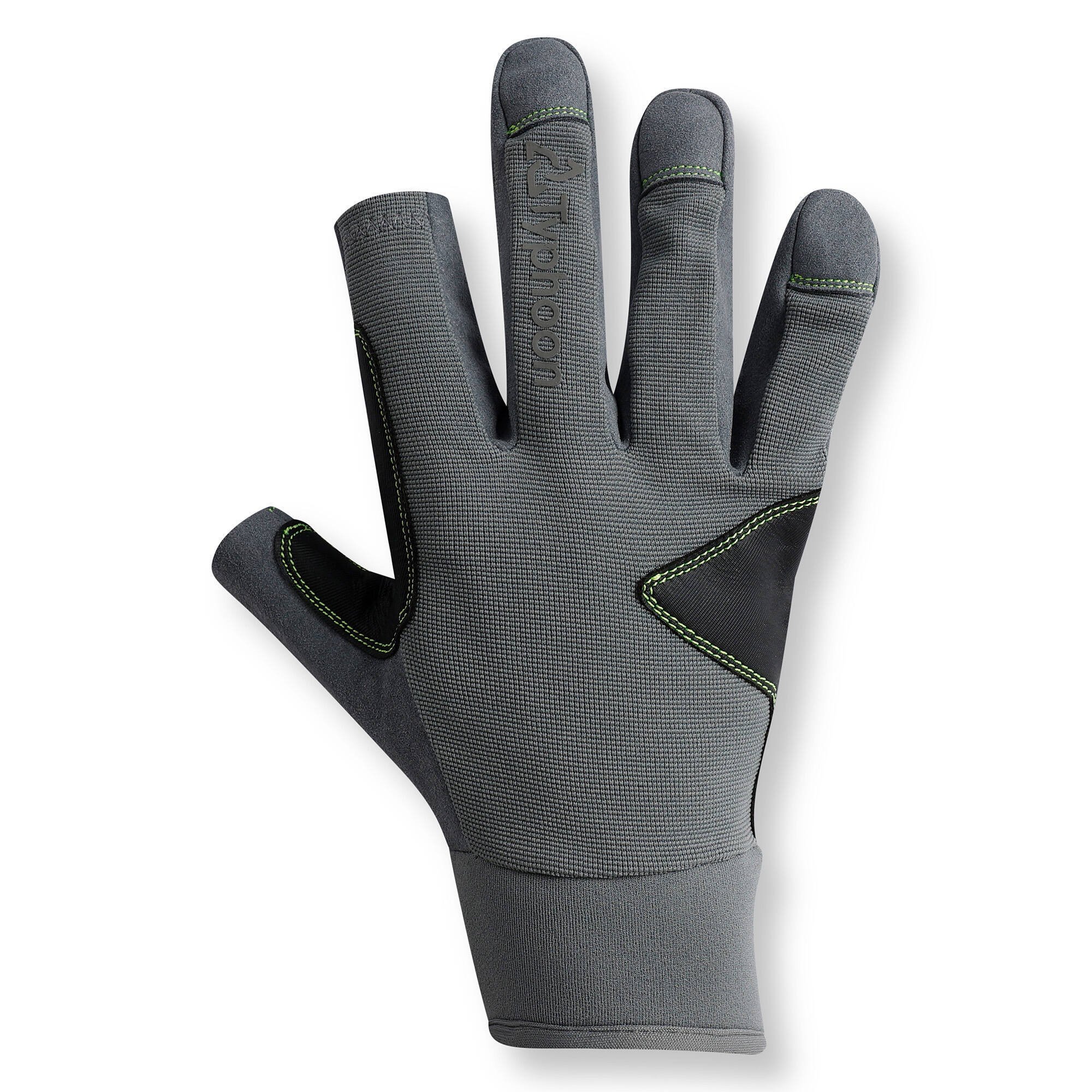 Gants Performance Doigts Longs - pour adulte- Gris/Jaune