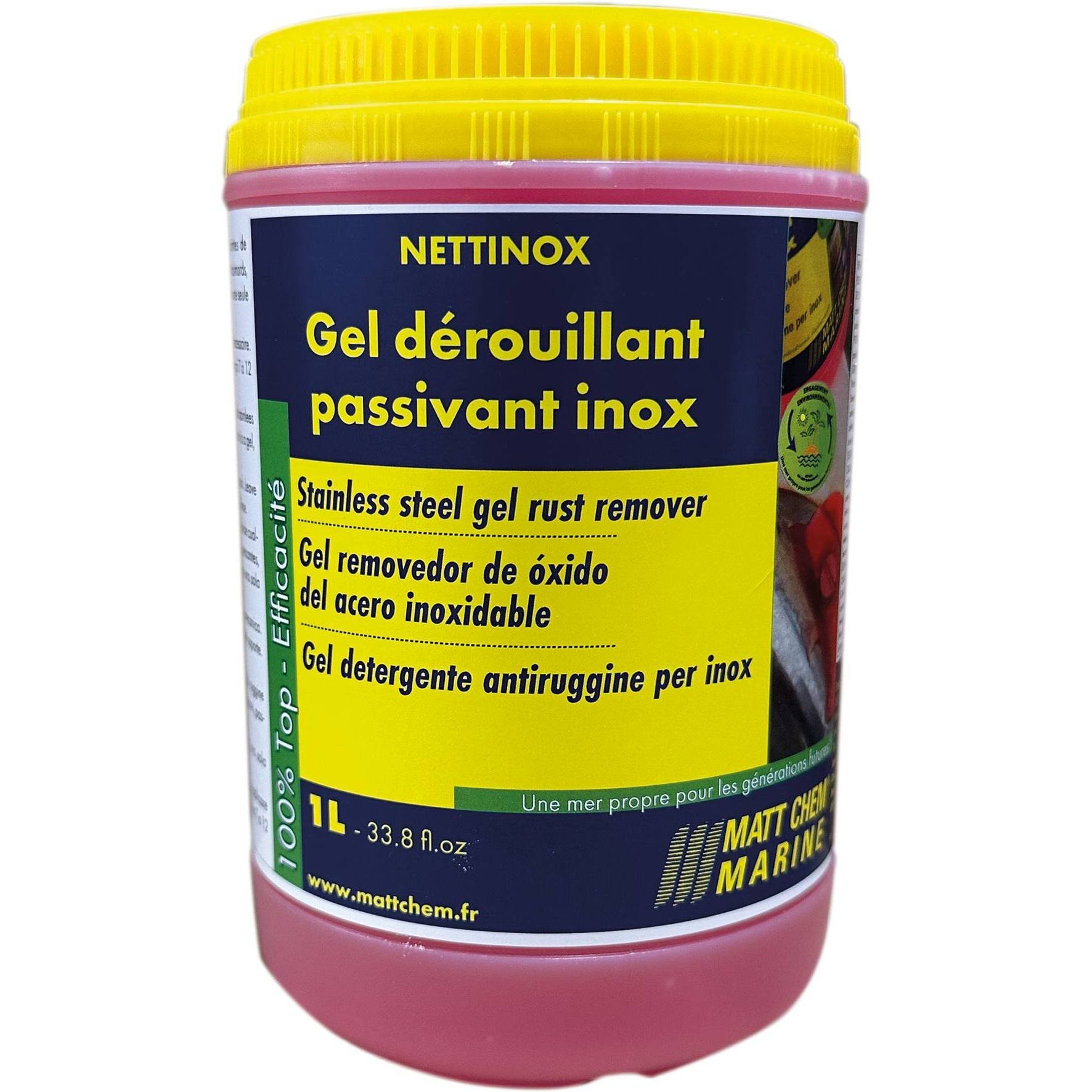Gel dérouillant passivant "NETTINOX"