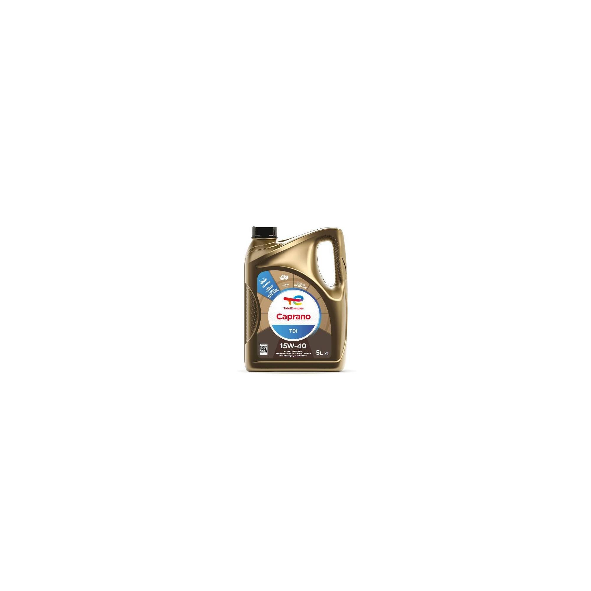 Huile moteur 4 temps Caprano 15W40 - essence et diesel