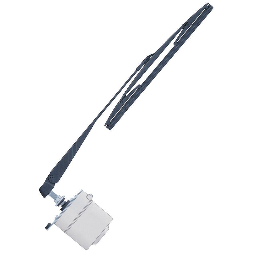 Kit essuie-glace 12V avec bras et raclette 280mm