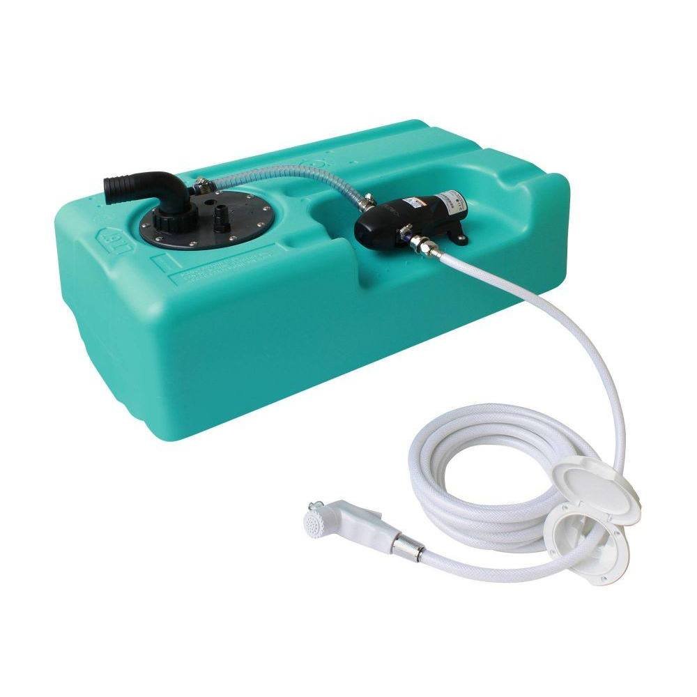 Kit réservoir eau douce + pompe et douchette