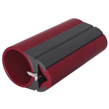 Liston de protection en vinylique, noir, ROND4248 mm