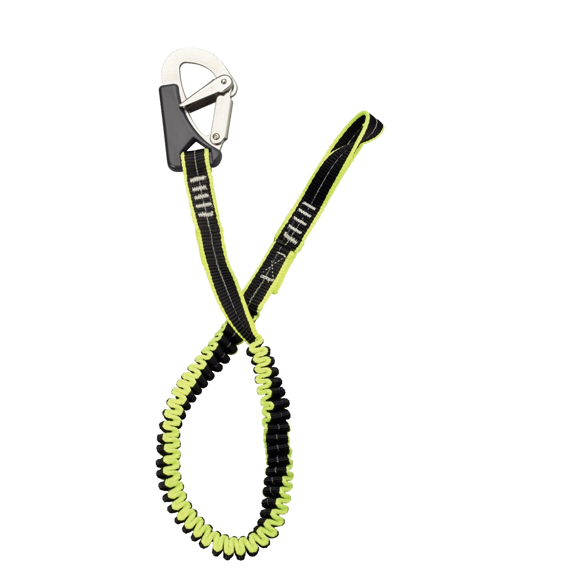 Longe élastique 1 mousqueton inox double sécurité
