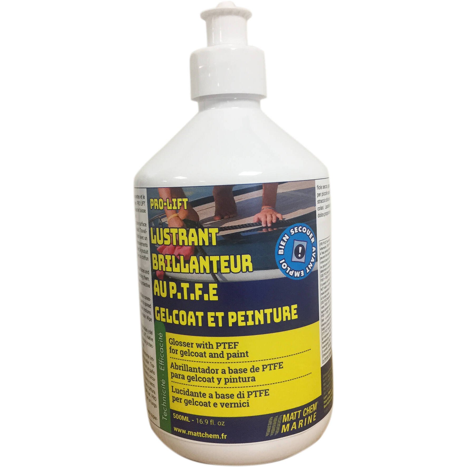 Lustrant brillanteur gelcoat et peinture "PRO-LIFT"