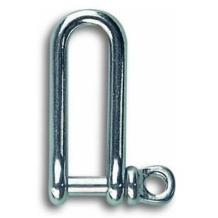 Manille droite longue inox