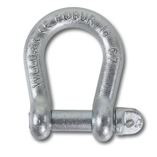 Manilles Robur lyres estampées galvanisées