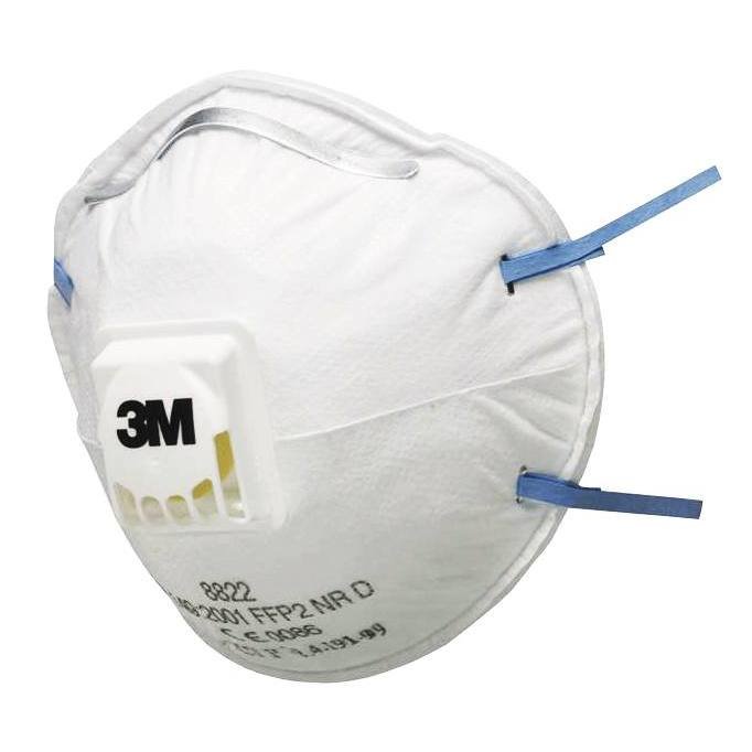 Masque 3M™ 8822 - anti-poussières - avec soupape