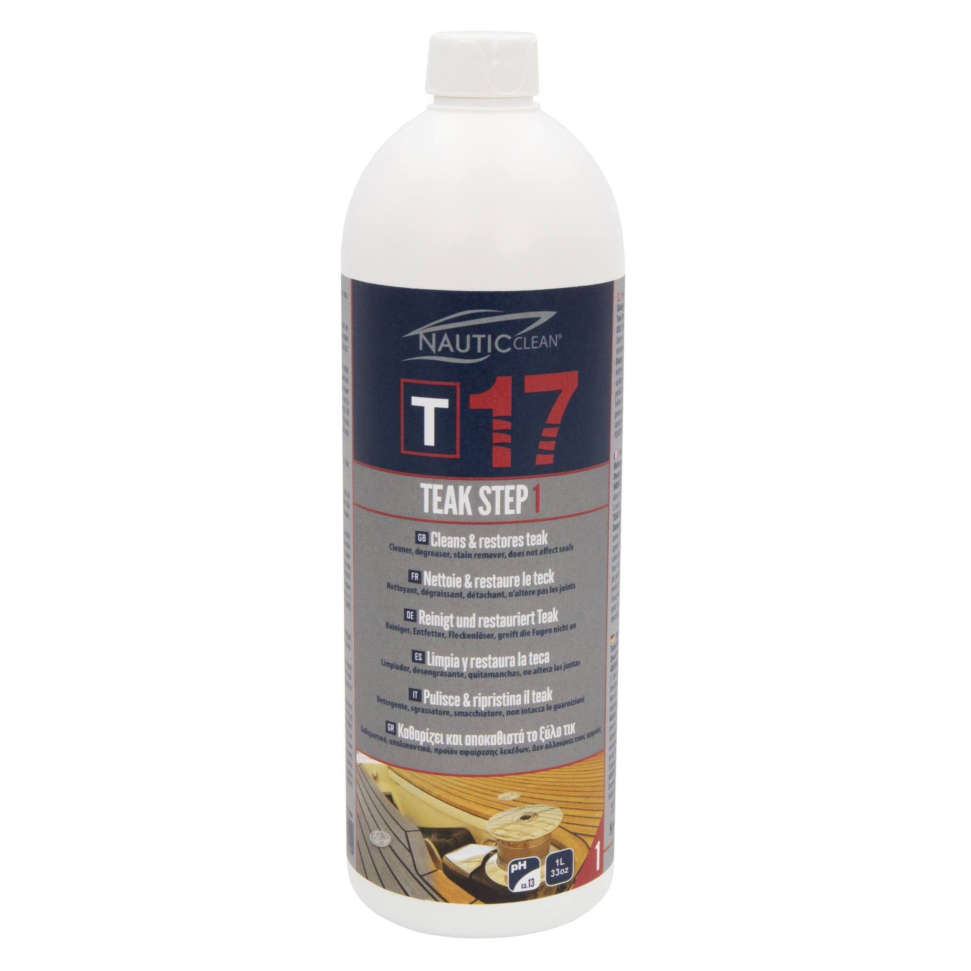 N°17 nettoyant teck step 1