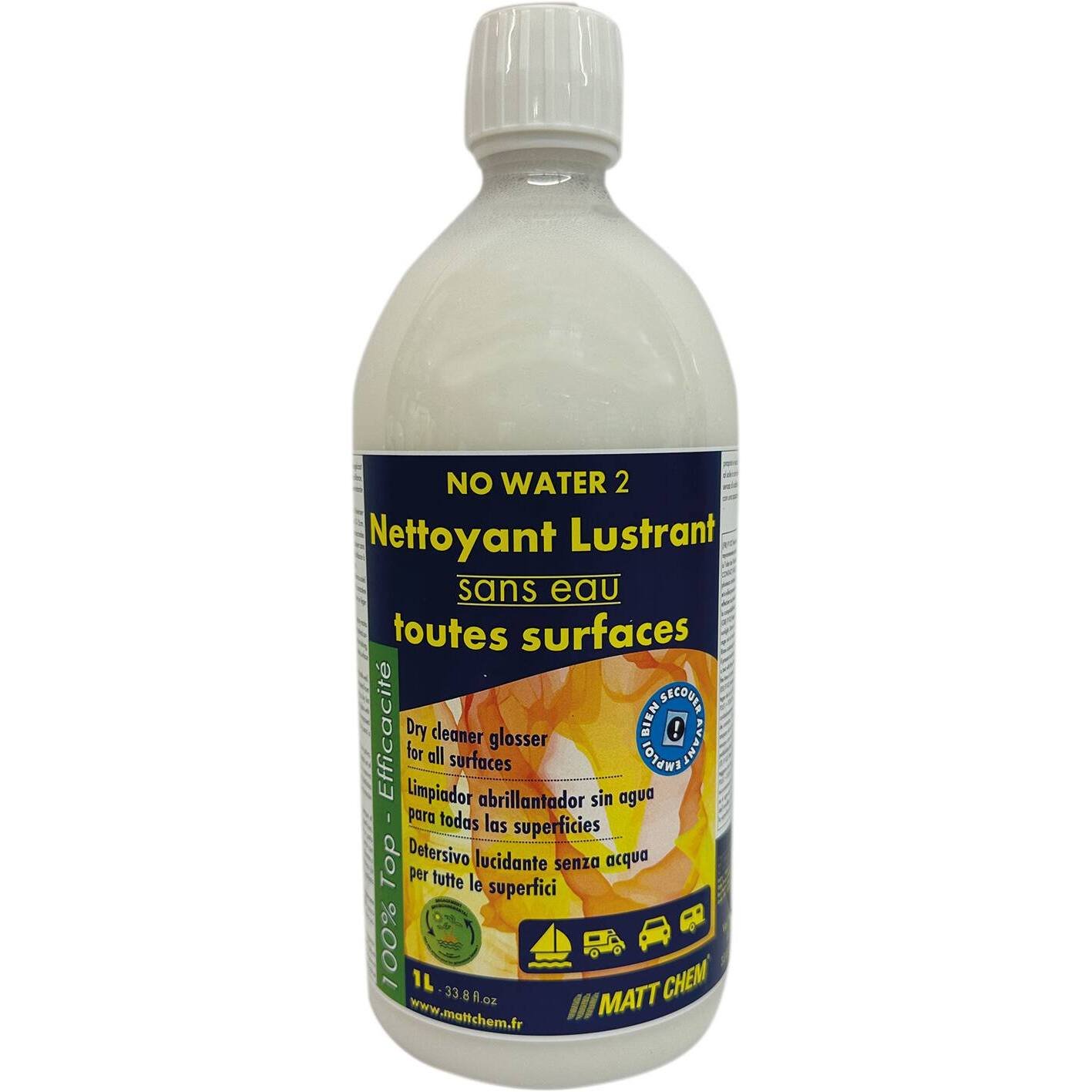 Nettoyant lustrant sans eau Matt Chem 'NO WATER 2"