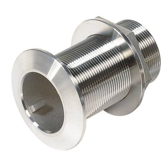 Passe-coque inox avec chanfrein - fileté