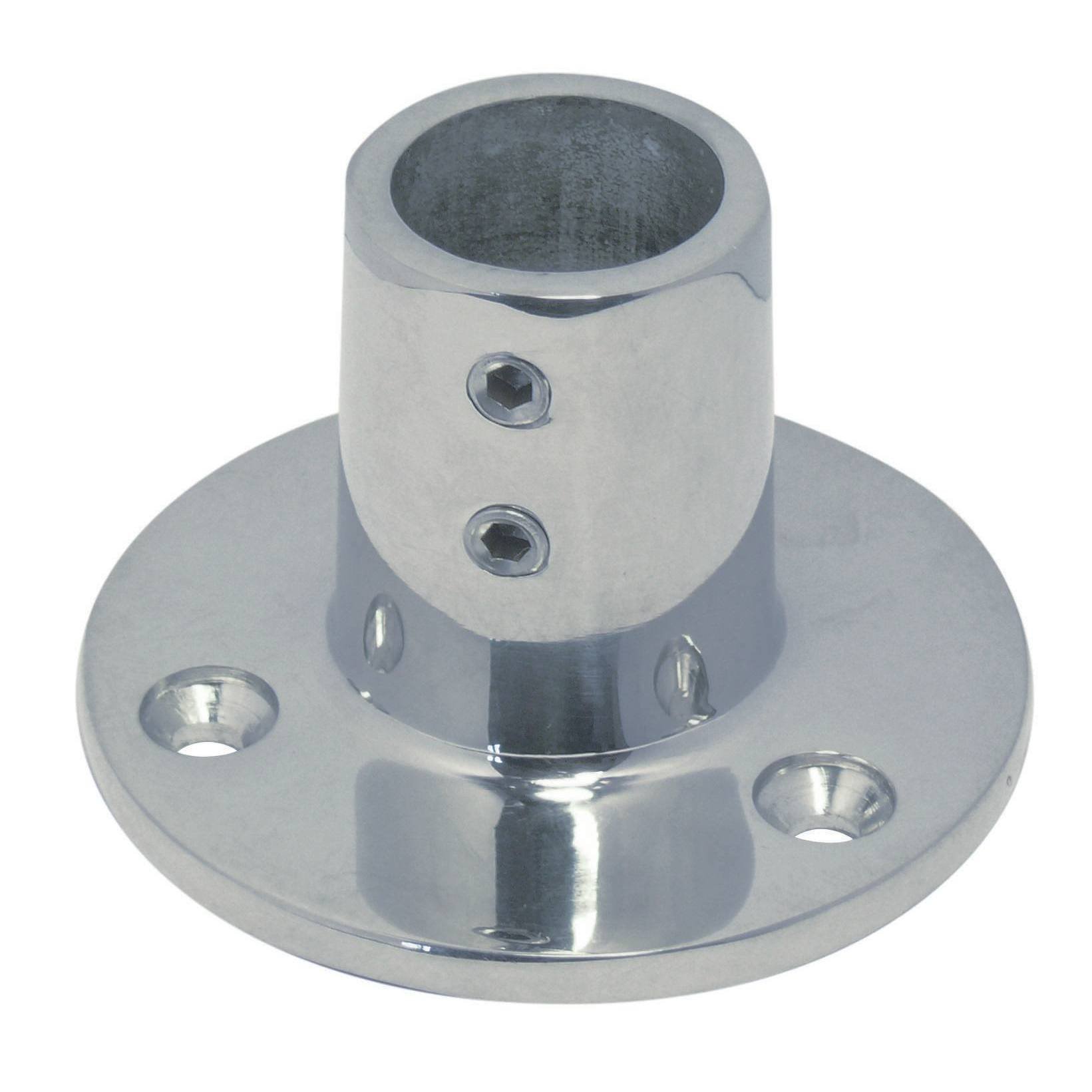 Platine de balcon ronde 90°