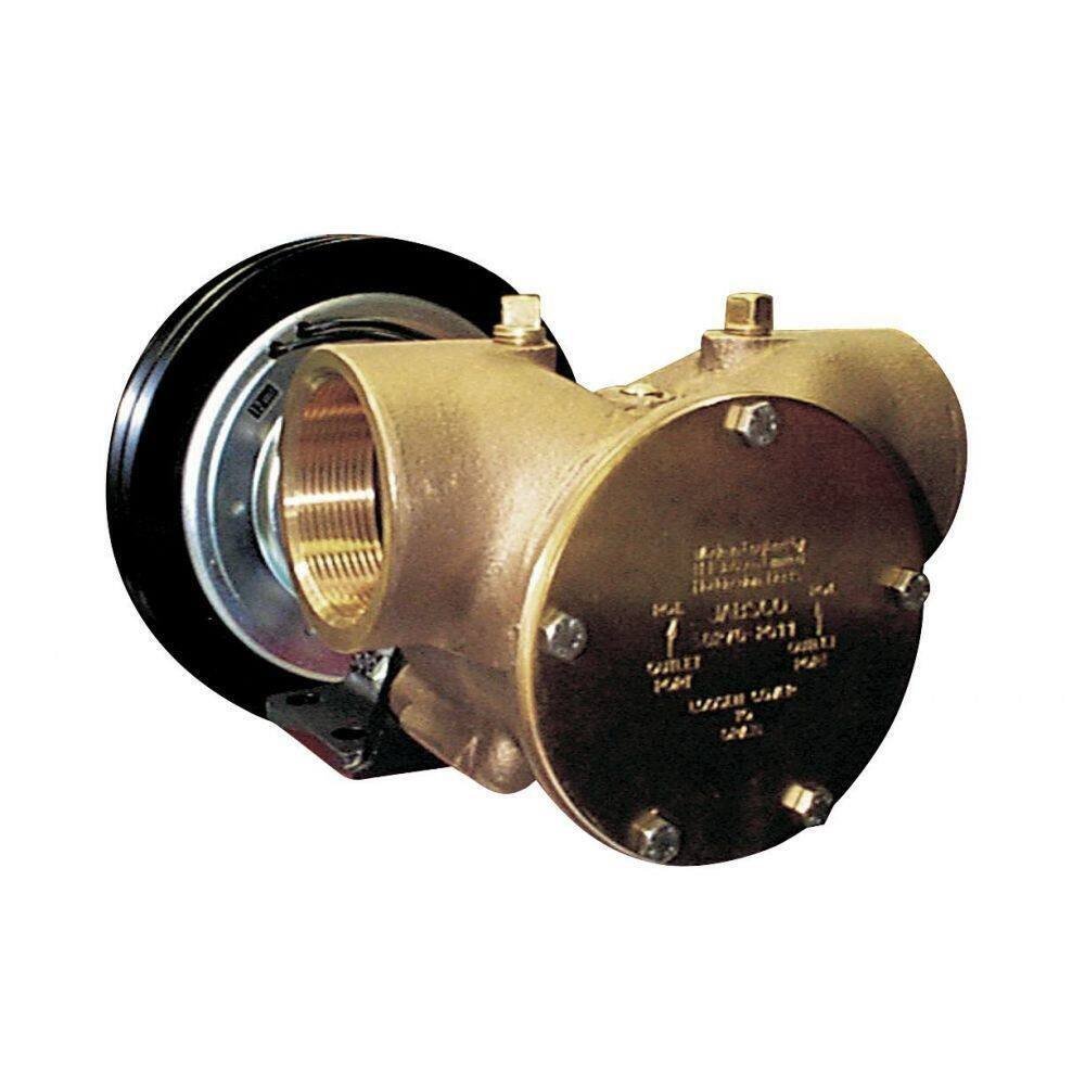 Pompe bronze embrayage électromagnétique - poulie double A - 24V (50270)
