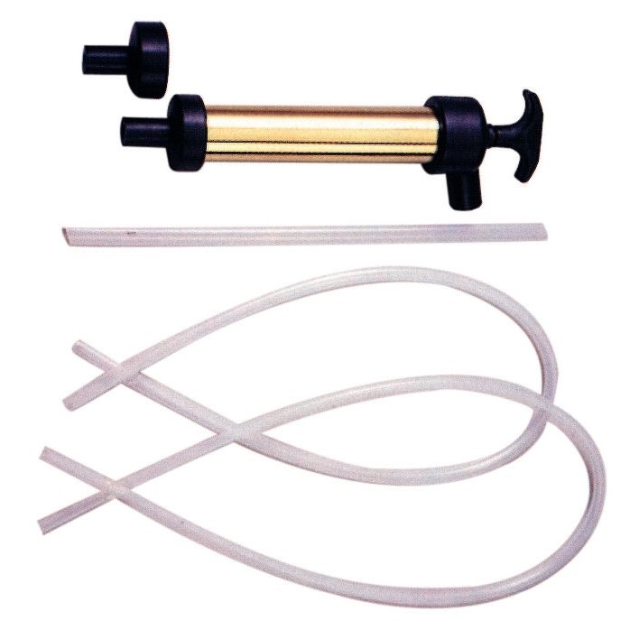 Pompe de vidange laiton + 3 tuyaux