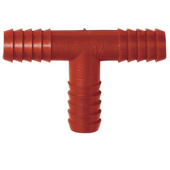 Raccords plastiques cannelé en T