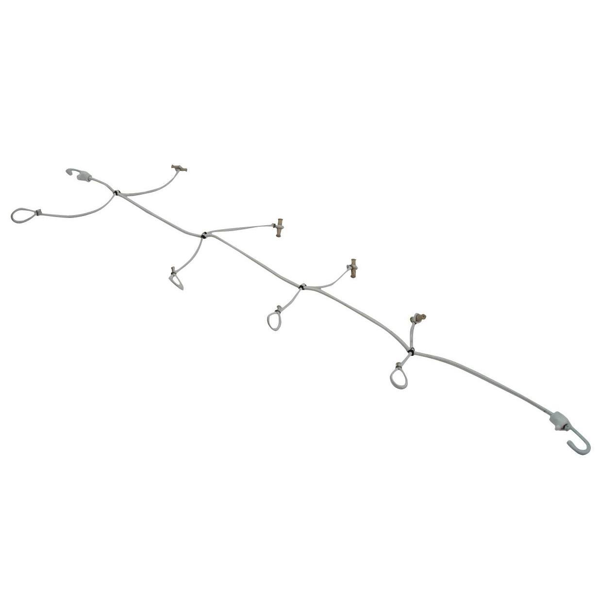 Sandow multi-pattes à cabillots buis - 4 branches - 1,3m