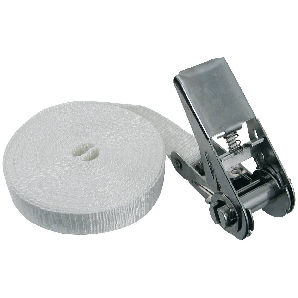 Sangle à cliquet inox 25mm - 700 kg - 7m