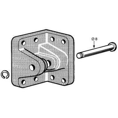 Support en polyamide gris