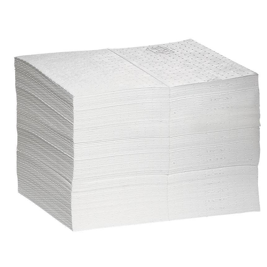 Tapis absorbant hydrophobe pour hydrocarbures en feuilles