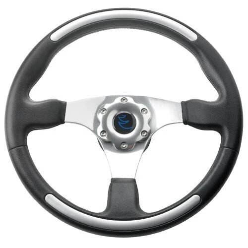Volant inox Rocolo ø350 mm + pommeau inox
